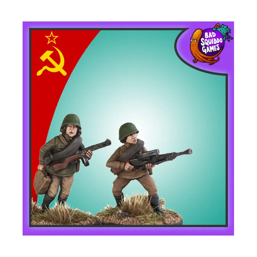 

Советская команда LMG, Women of WW2 - Soviet (28mm)