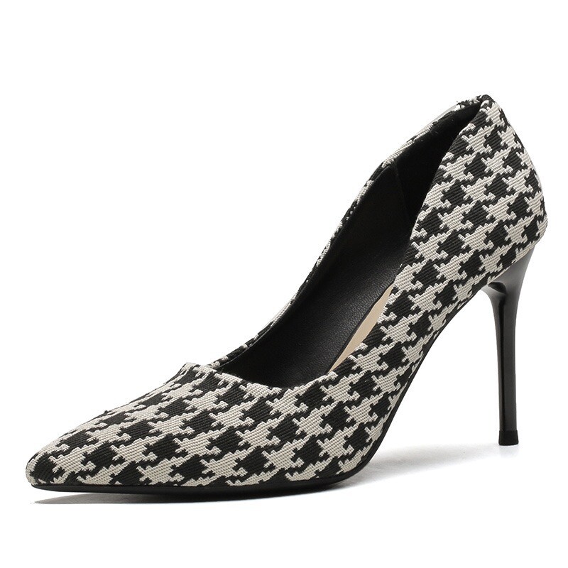 

Туфли женские на высоком каблуке Hkcp, цвет Black【7cm】