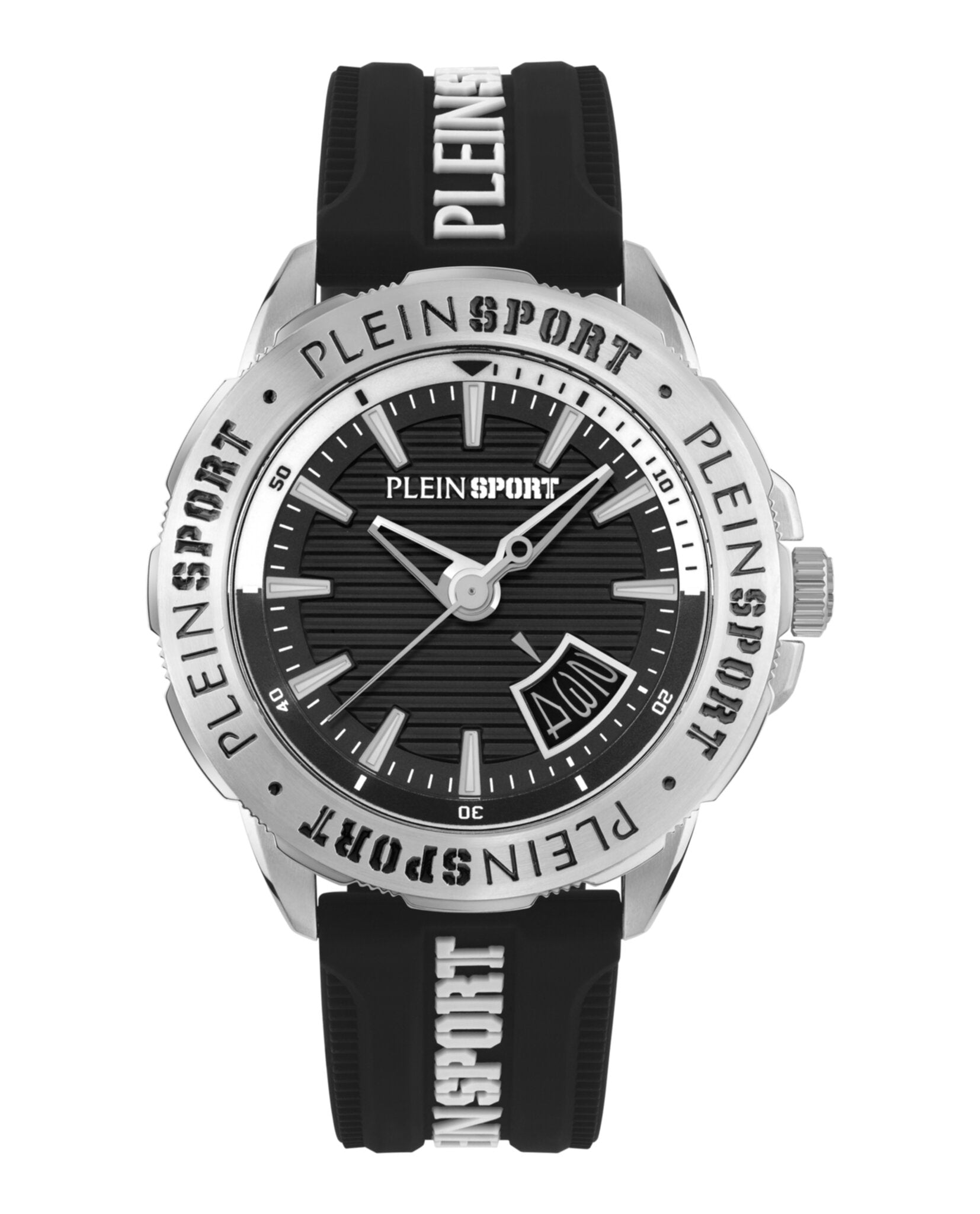 

Часы Rampage Silicone PLEIN SPORT, цвет black/stainless steel/black