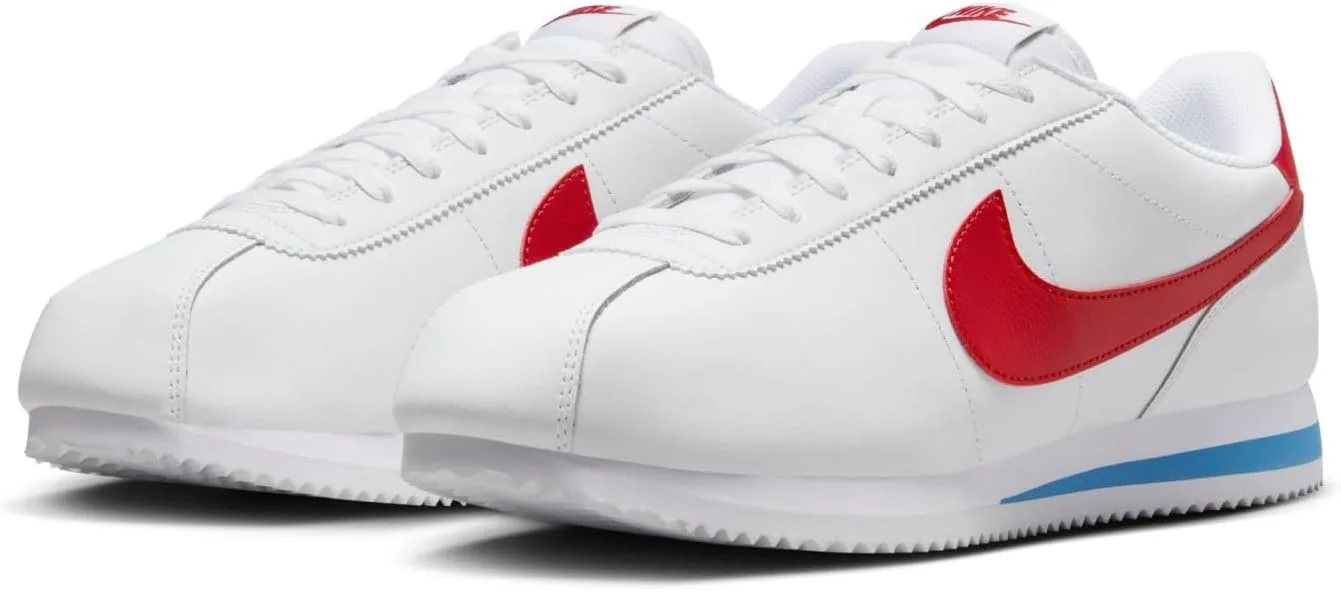 Мужские кроссовки Nike Cortez, белый/красный/синий — фото 3