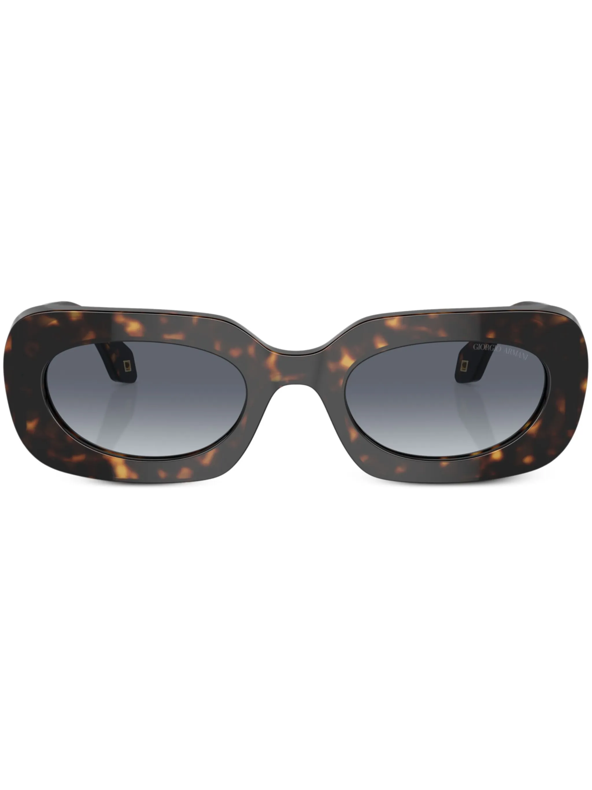 

Солнцезащитные очки в оправе черепаховой расцветки Giorgio Armani, зеленый