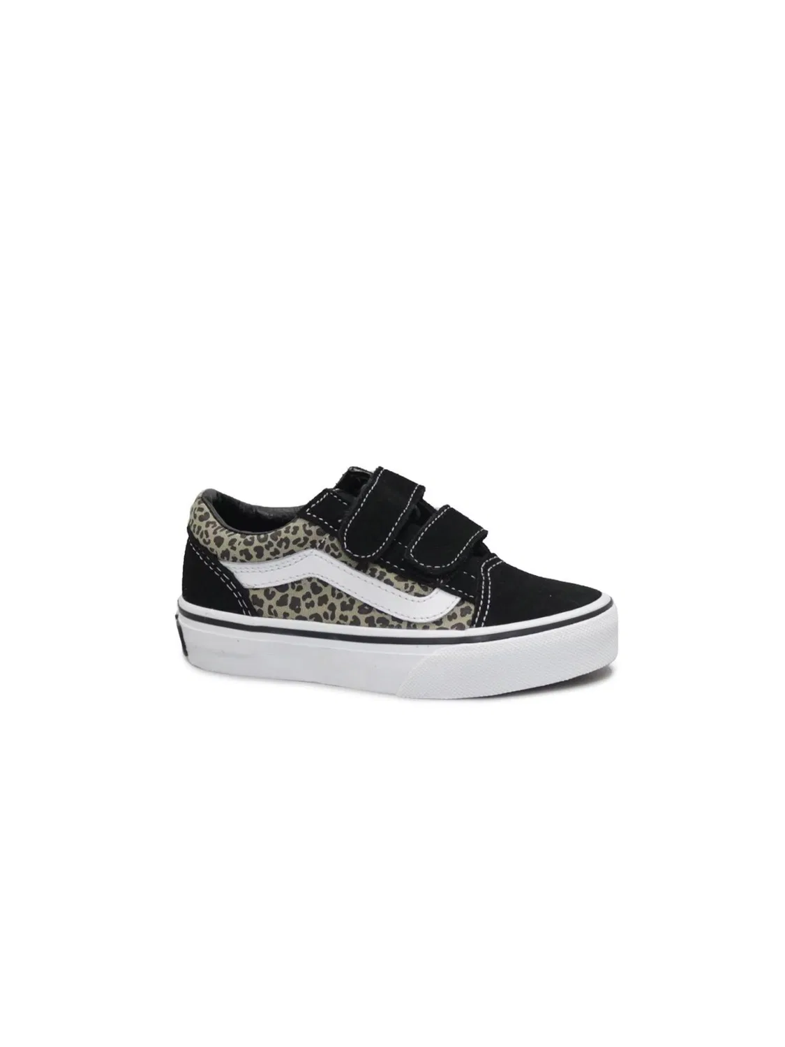 Кроссовки Vans VANS OLD SKOOL V21YY61 leopard black nero scarpe bambina sneakers strappi animalier черного цвета