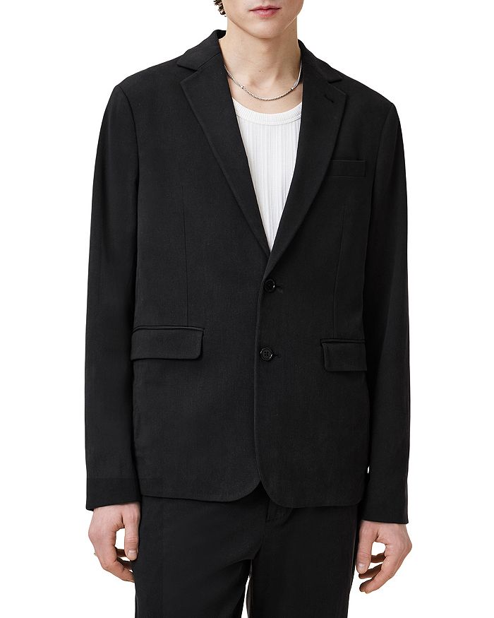 

Блейзер Bay Slim Fit с легкой растяжкой ALLSAINTS, черный