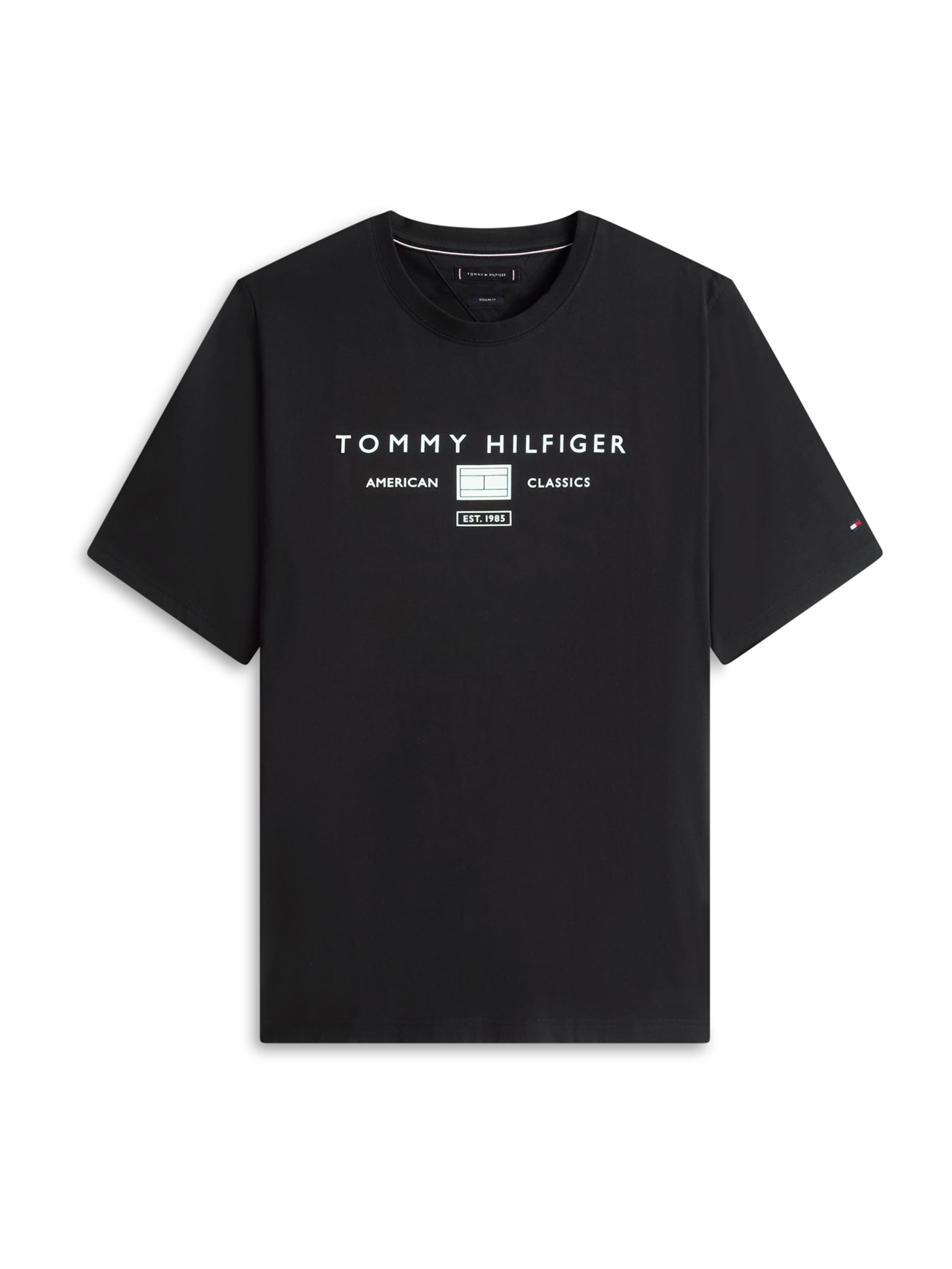 Tommy Hilfiger Big & Tall Футболка в черном цвете