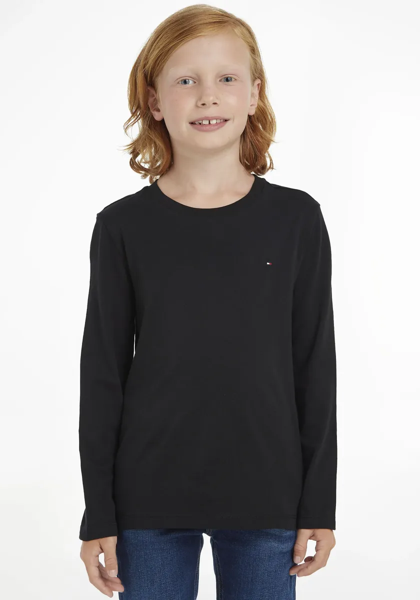 

Рубашка с длинными рукавами Tommy Hilfiger "BOYS BASIC CN KNIT L/S", черный