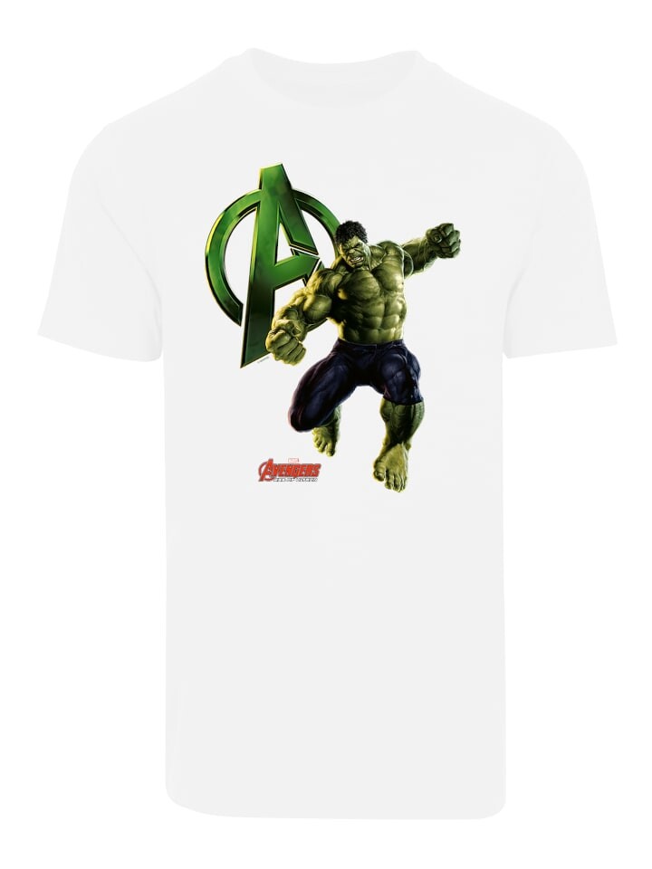 

Футболка F4NT4STIC Marvel Avengers Age of Ultron Incredible Hulk, белый