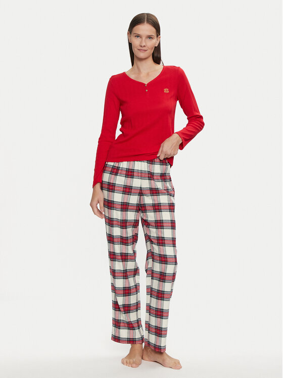 

Пижама обычного кроя ILN72374F Lauren Ralph Lauren, красный