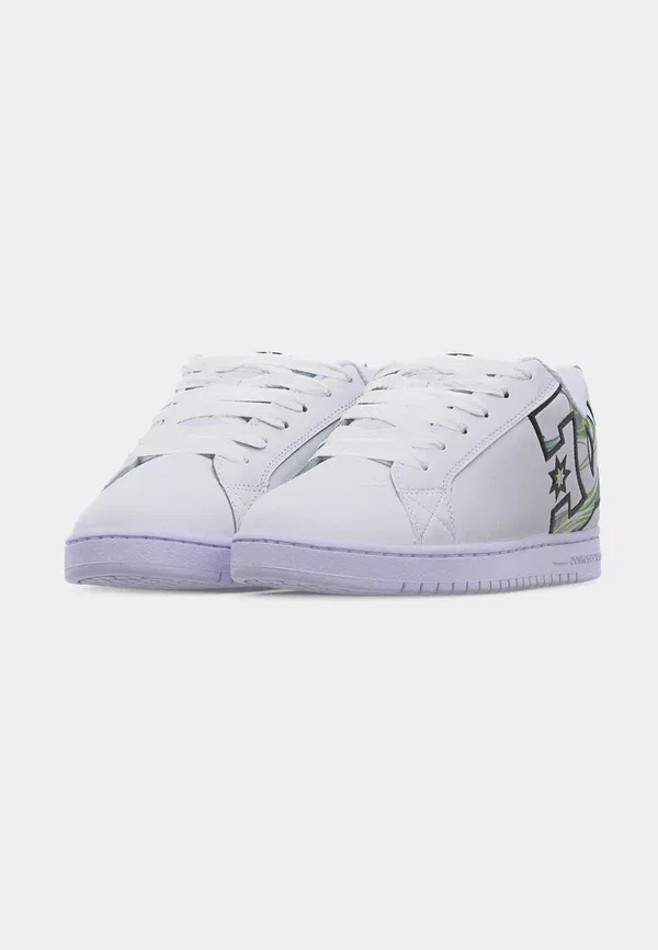 Кроссовки для скейтбординга Court Graffik Dc Shoes, жидкий огонь/белый — фото 3
