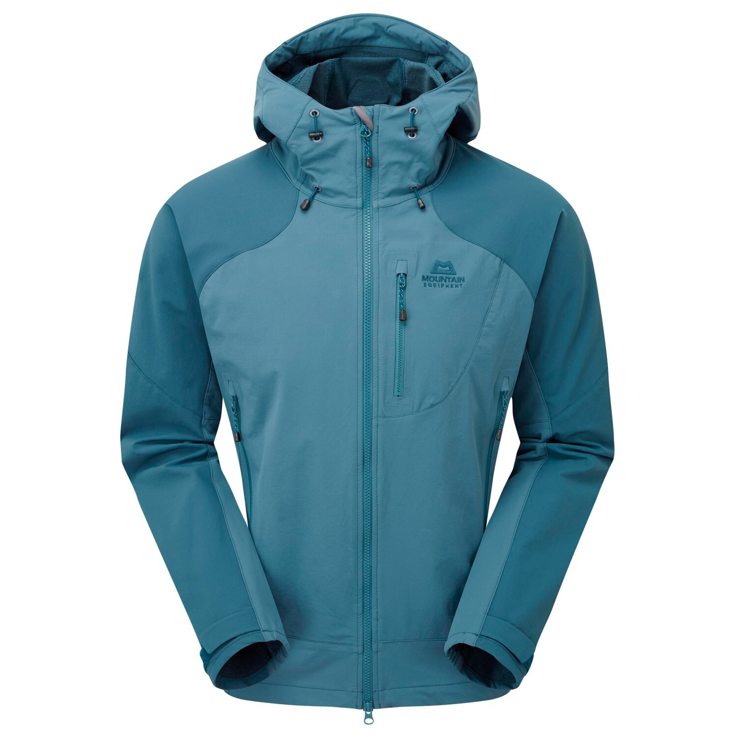 

Куртка из софтшелла Mountain Equipment Frontier Hooded, цвет Indian Teal/Majolica