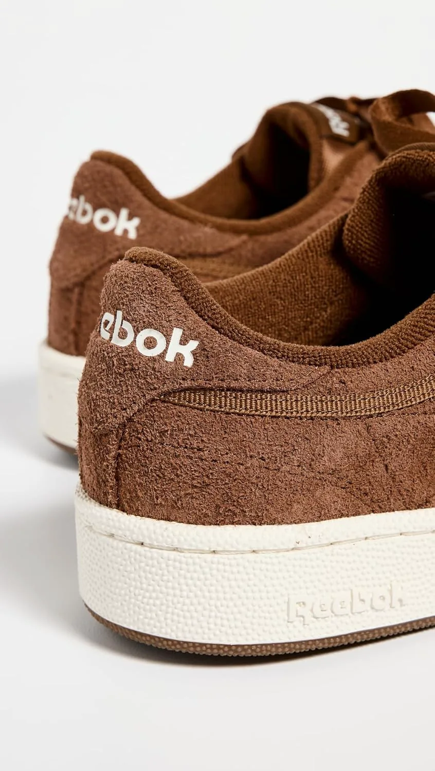 Женские веганские кроссовки Reebok Club C 85, коричневый — фото 4