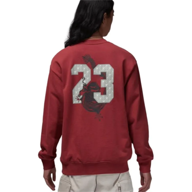 Jordan Толстовка CNY мужская Fir Wood Red — фото 4
