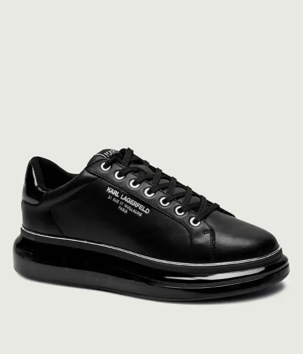 Кожаные кроссовки KAPRI KUSHION Karl Lagerfeld, черный