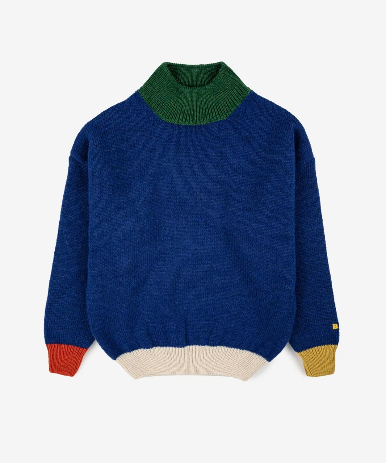 Свитер Color Block jumper BOBO CHOSES сакс-голубой — фото 2
