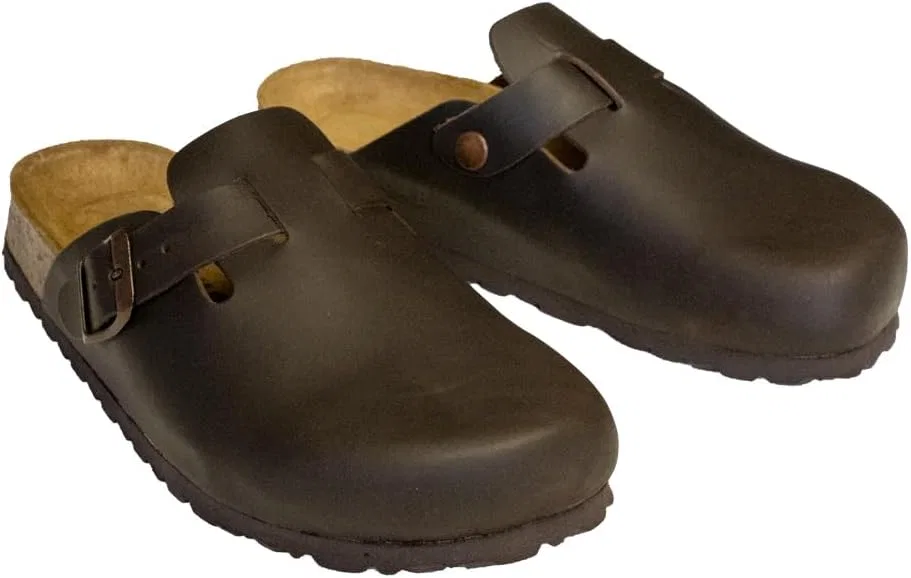 Кожаные сабо Baden унисекс с мягкой подкладкой neuB, Brown