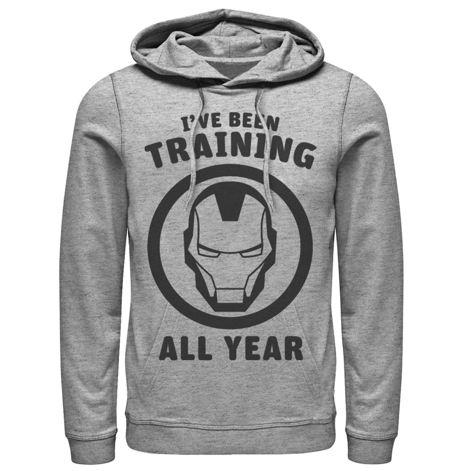 

Мужская толстовка с логотипом Marvel Avengers Iron Man I’ve Bean Train All Year Licensed Character