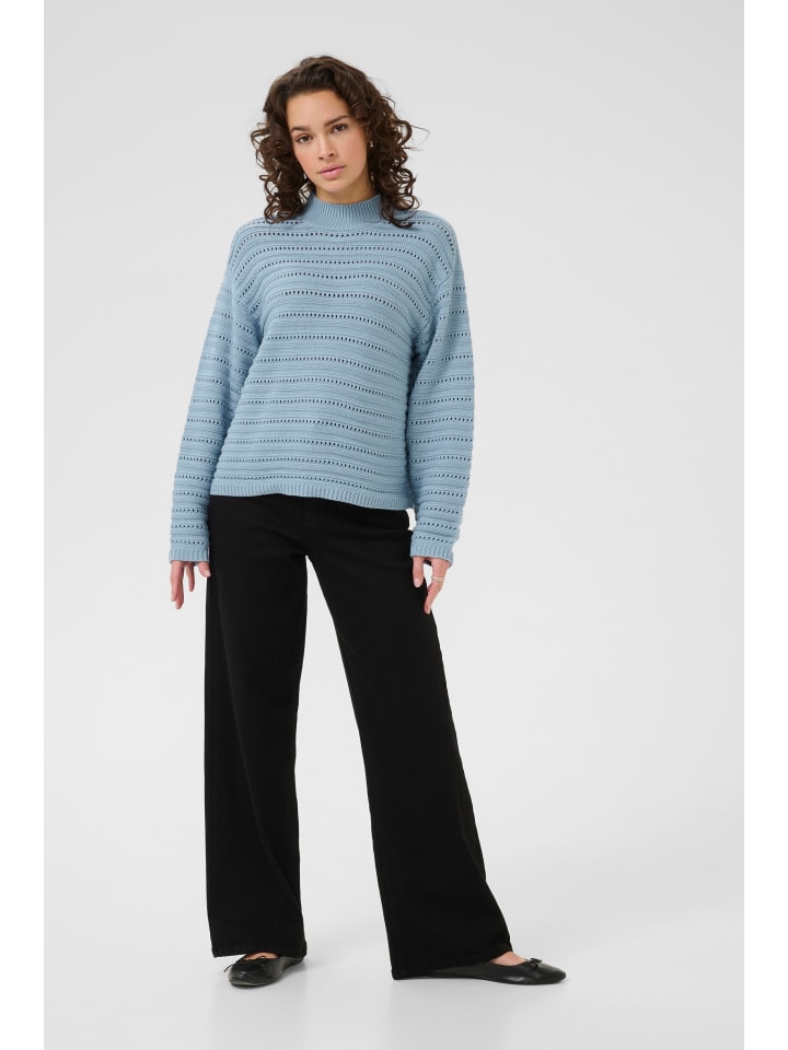 

Kaffe Вязаный свитер KAdolly свободного кроя, цвет Windward Blue