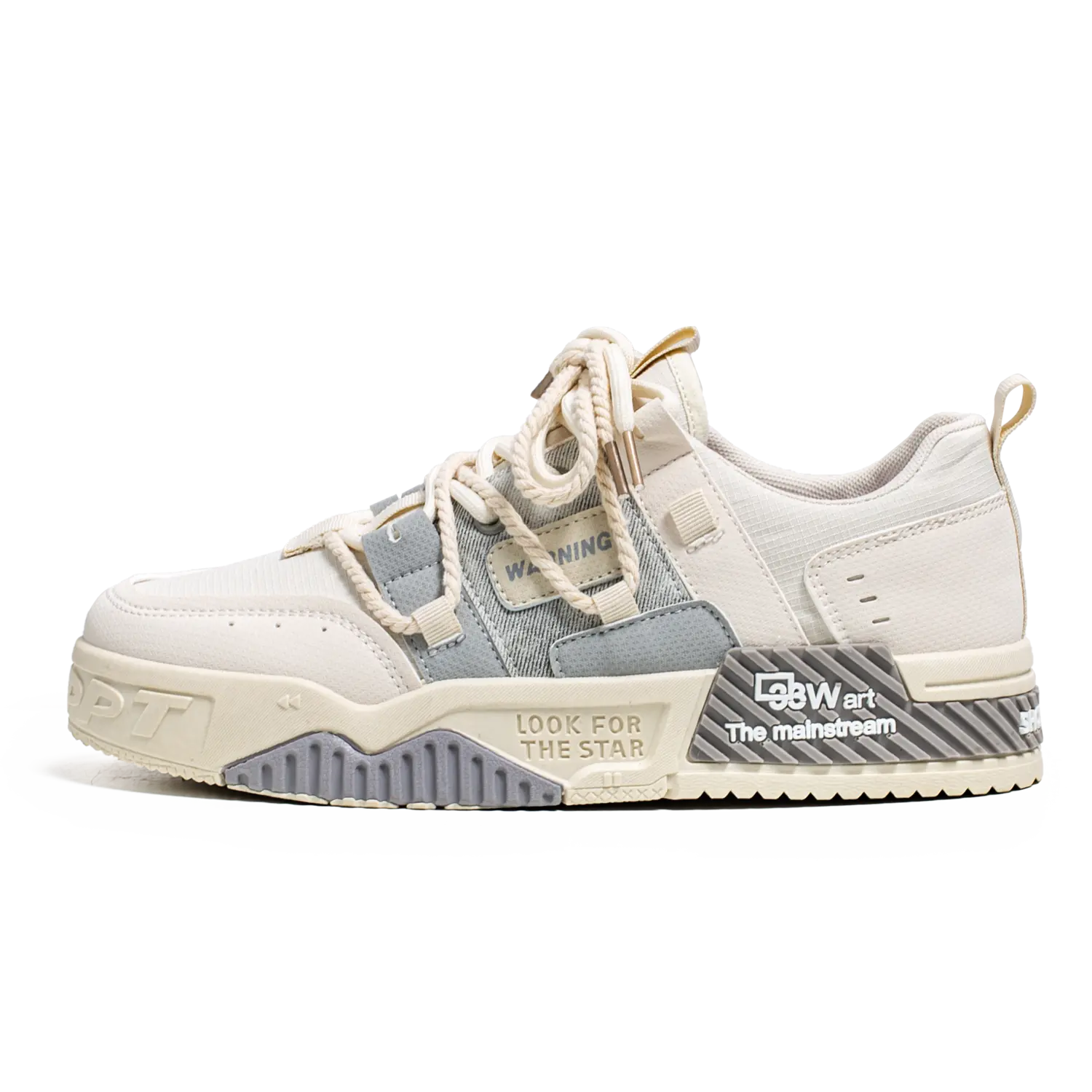 

Bull charm Мужские низкие скейтерские кроссовки бежево-серые, цвет Beige Gray