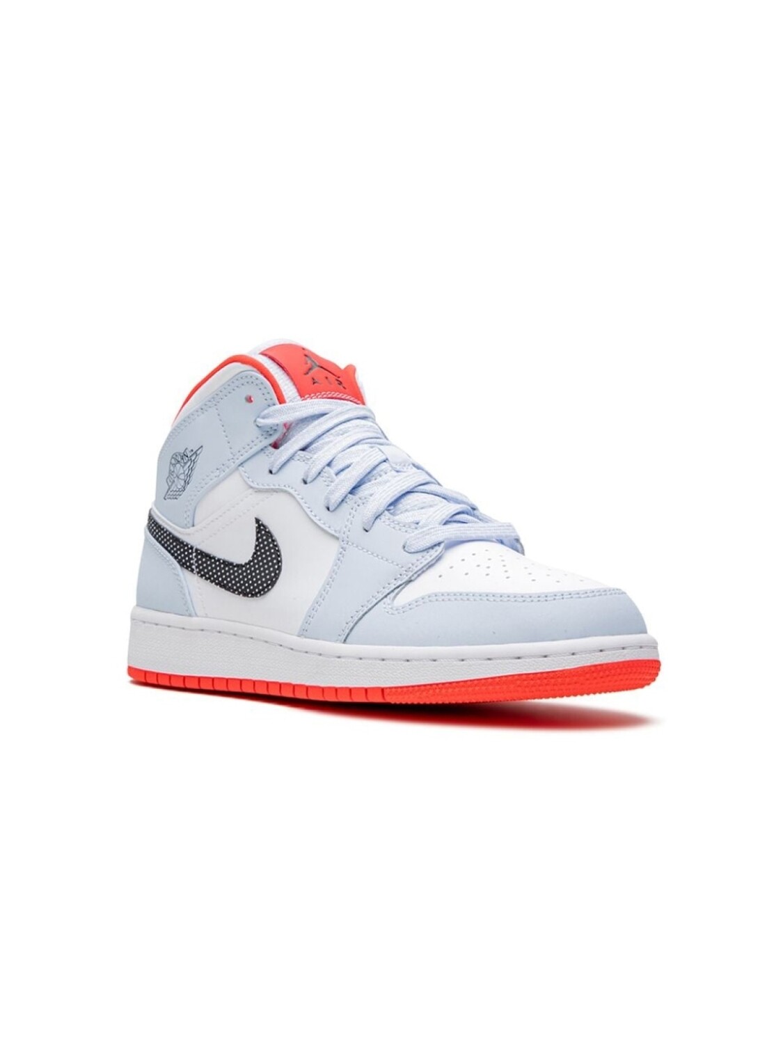 

Кроссовки Air Jordan 1 Mid Jordan Kids, белый