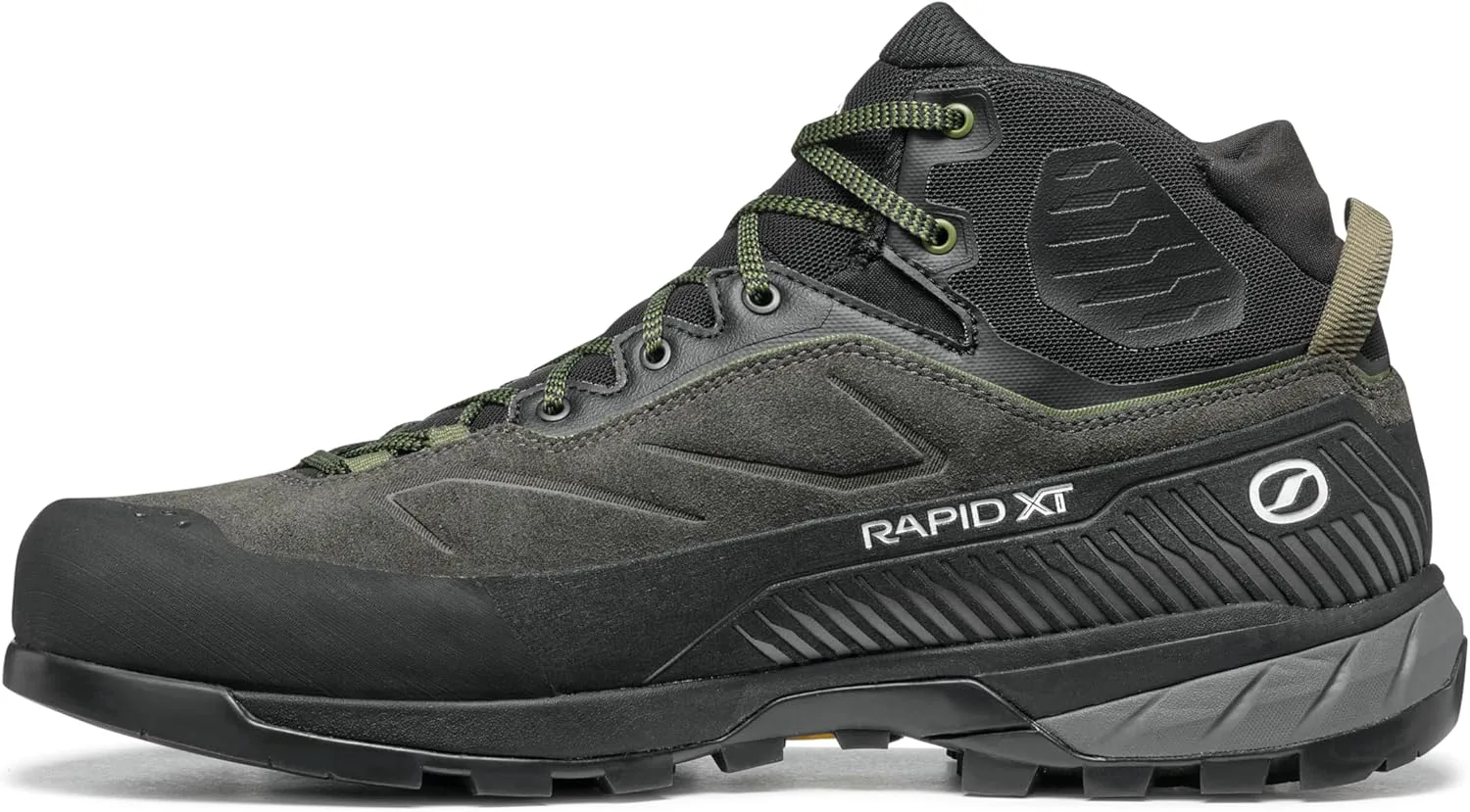 

Мужские походные и альпинистские ботинки SCARPA Rapid XT Mid GTX с водонепроницаемой кожей и технологией Gore-Tex
