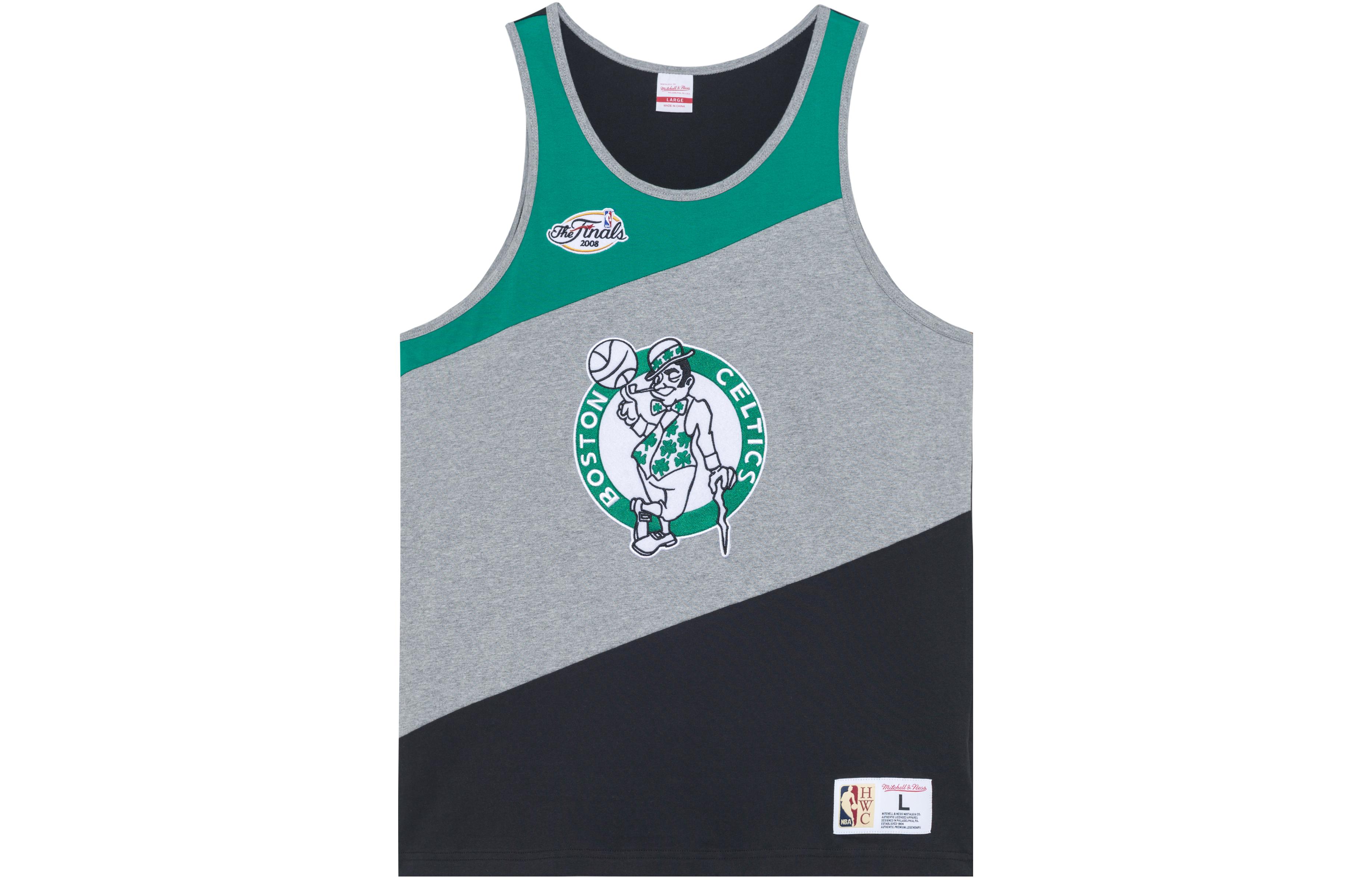 

Mitchell Ness Баскетбольная майка Mitchell & Ness унисекс серо-черная многоцветная