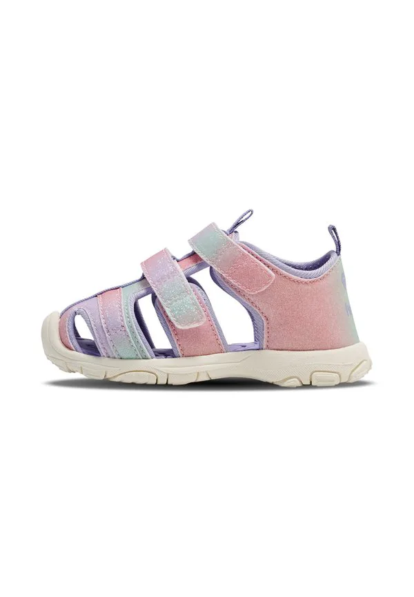 Детские сандалии для ходьбы на липучках Hummel, Multi Color Pink