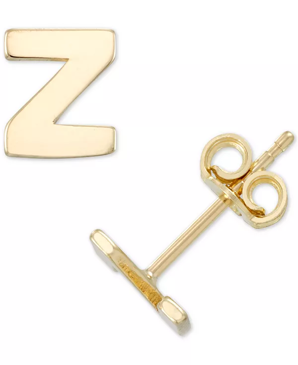 

Серьги-Гвоздики Initial из 10-каратного золота Macy'S, z