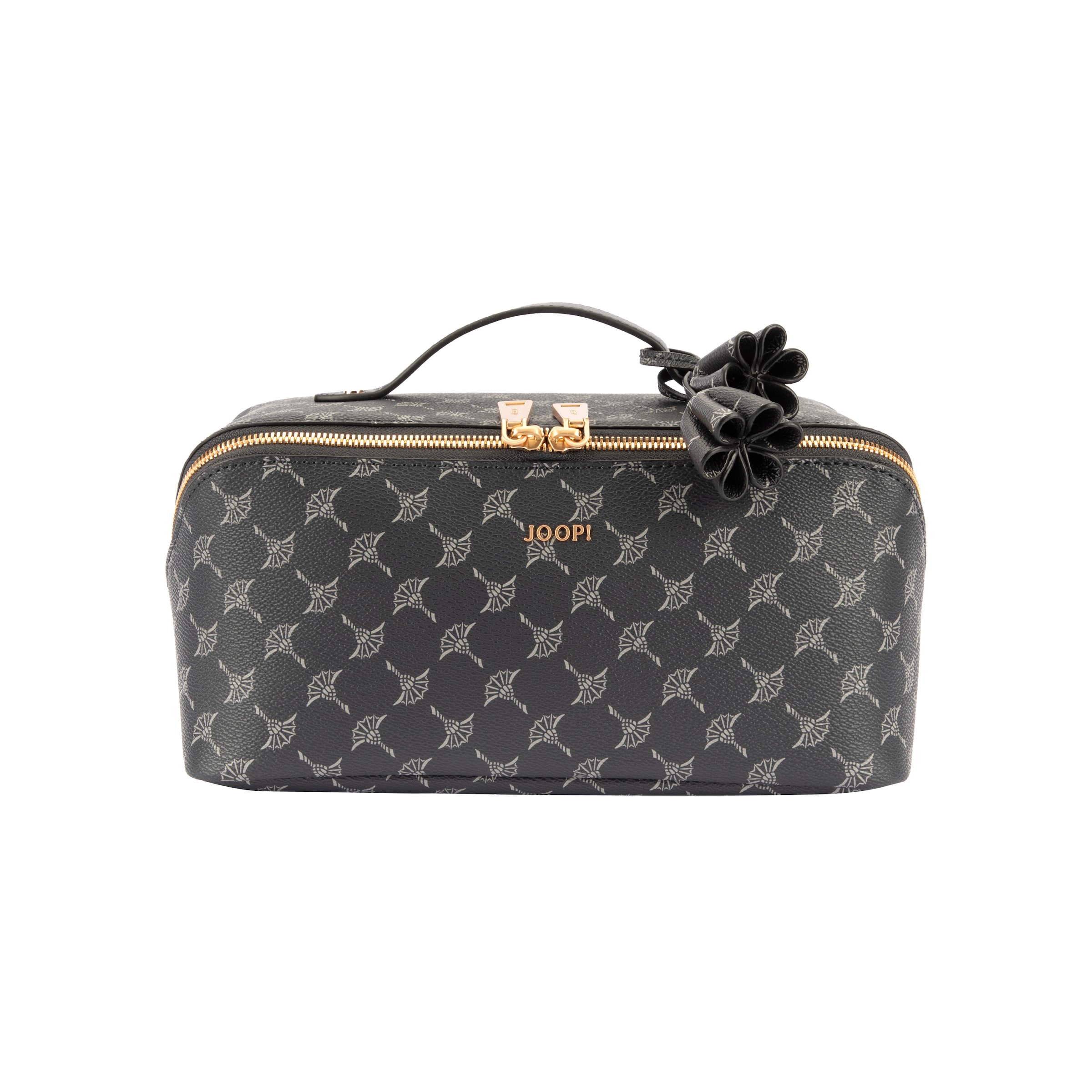 

JOOP! Косметичка 'Cortina 1.0 Zea' в цвете антрацит, светло-серый