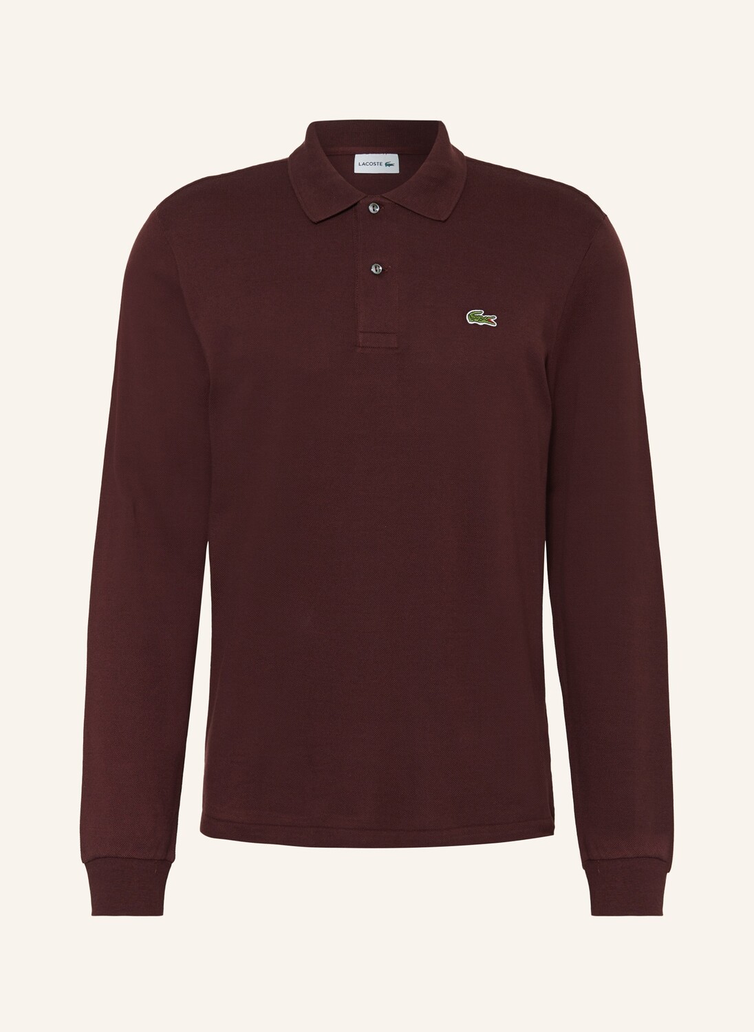 

Рубашка-Поло из пике классического кроя Lacoste, красный