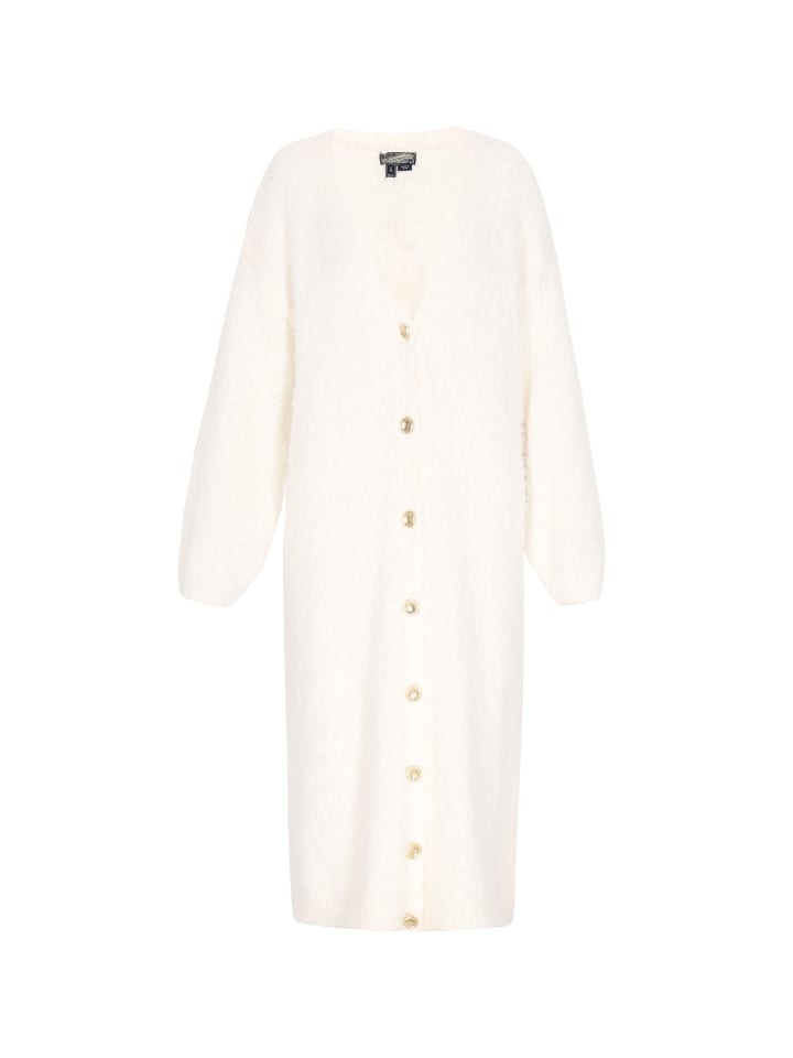 

Женский кардиган цвета слоновая кость DreiMaster Vintage