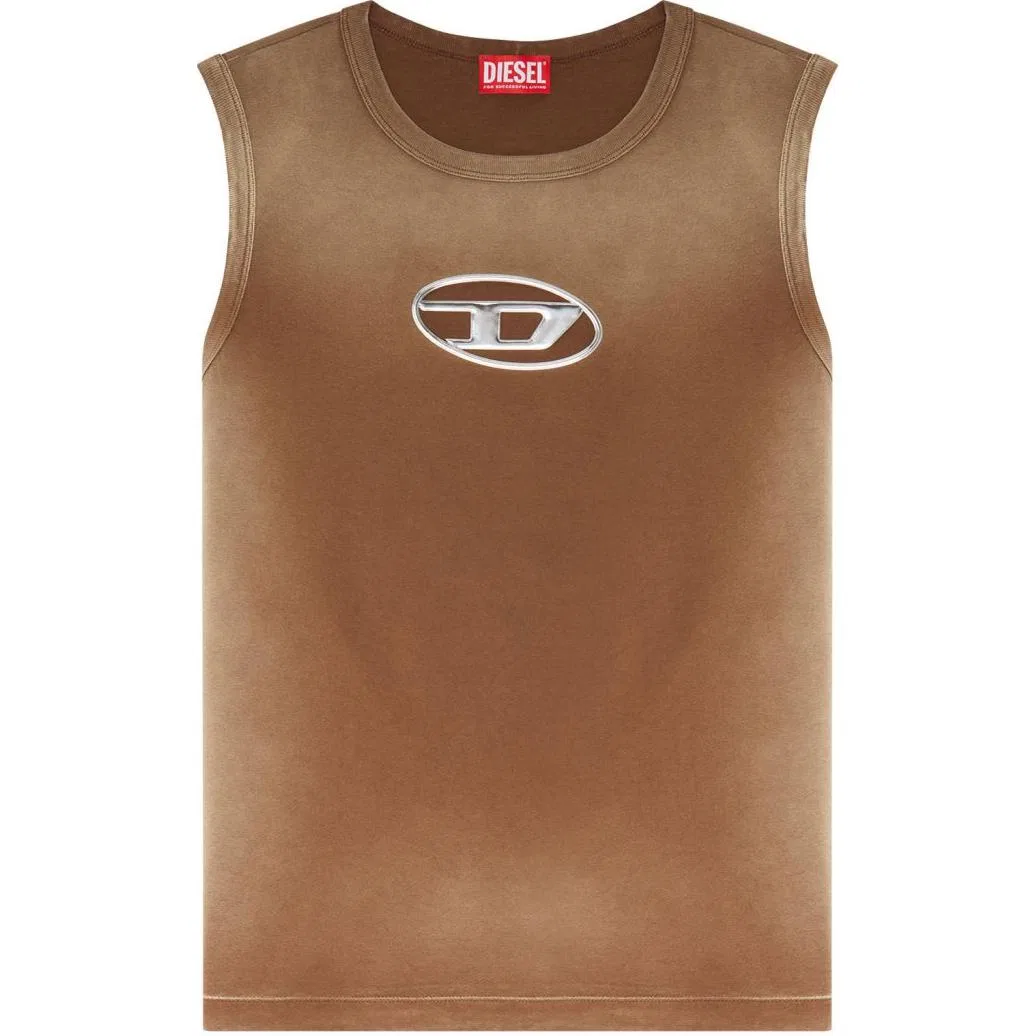 Топ-майка с овальной бляхой Diesel Tan