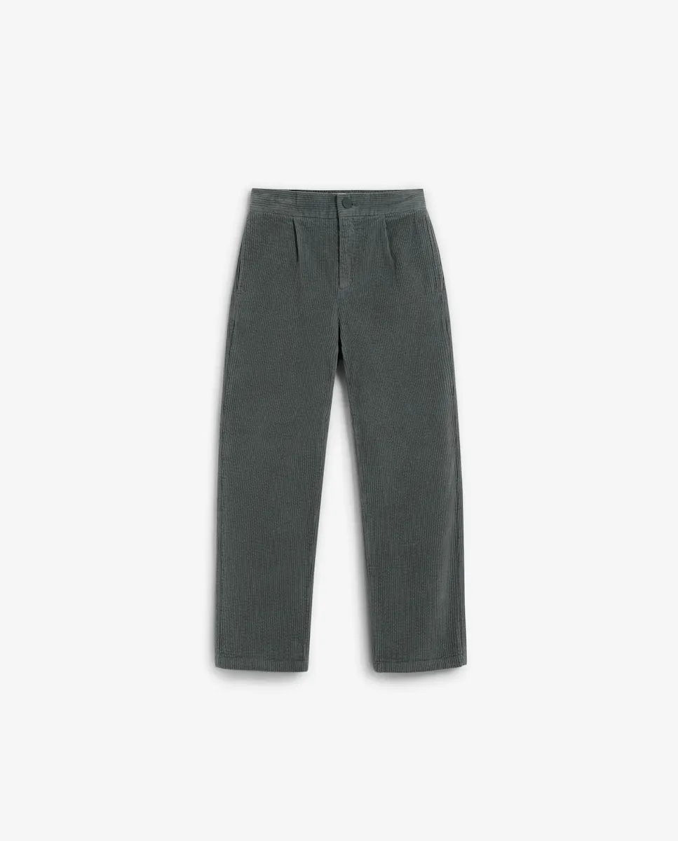 

Прямые детские вельветовые брюки Scalpers, серебристо-голубой