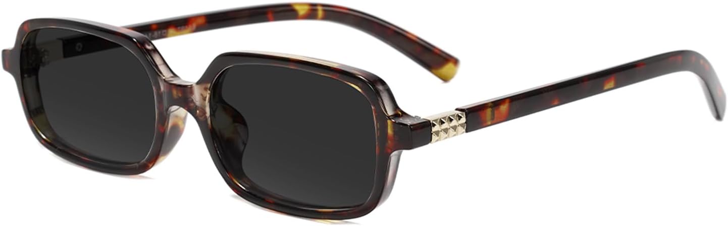 

Солнцезащитные очки Slocyclub квадратной формы для женщин и мужчин, ретро-очки прямоугольной формы, модные солнцезащитные очки в винтажном стиле, Whiskey Tortoise/Grey Lens