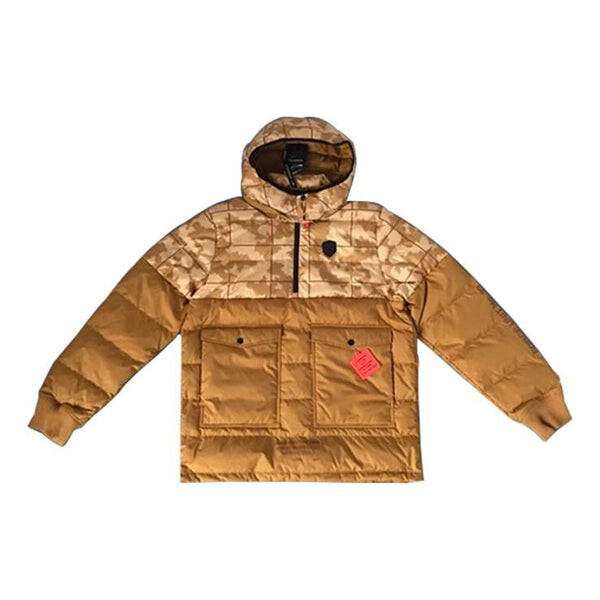 

Пуховик Nike LeBron Hybrid Half Pull Chain Warm Down Jacket Wheat Yellow, желтый