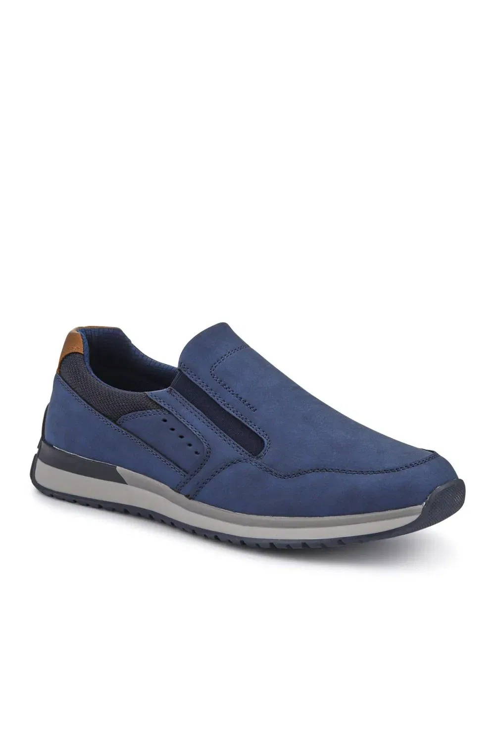 Повседневные туфли slip-on на широкую стопу Pavers, темно-синий