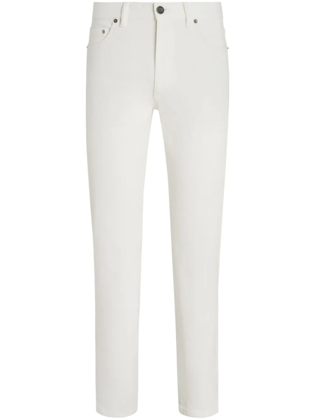 

Zegna джинсы Roccia с эффектом потертости, белый