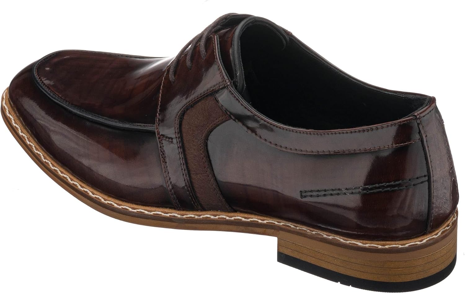 

Мужские коричневые кожаные оксфорды DALGALA с принтом, ручная работа, шнуровка, дерби, туфли