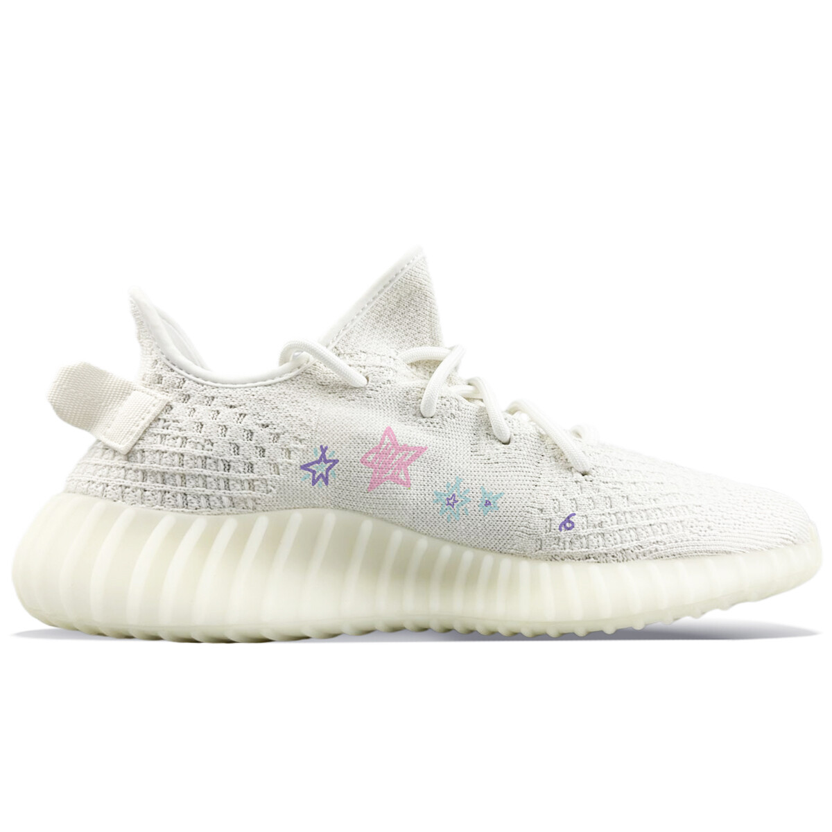 Кроссовки adidas originals Yeezy Boost 350 Lifestyle Shoes Unisex Low-top Pink, белый — фото 2
