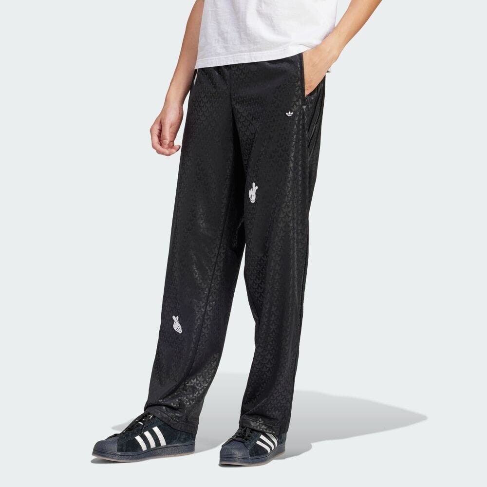 

Джерси Adidas Mickey Mouse x ORIGINALS Embroidered Monogram Firebird Track Pants, черный