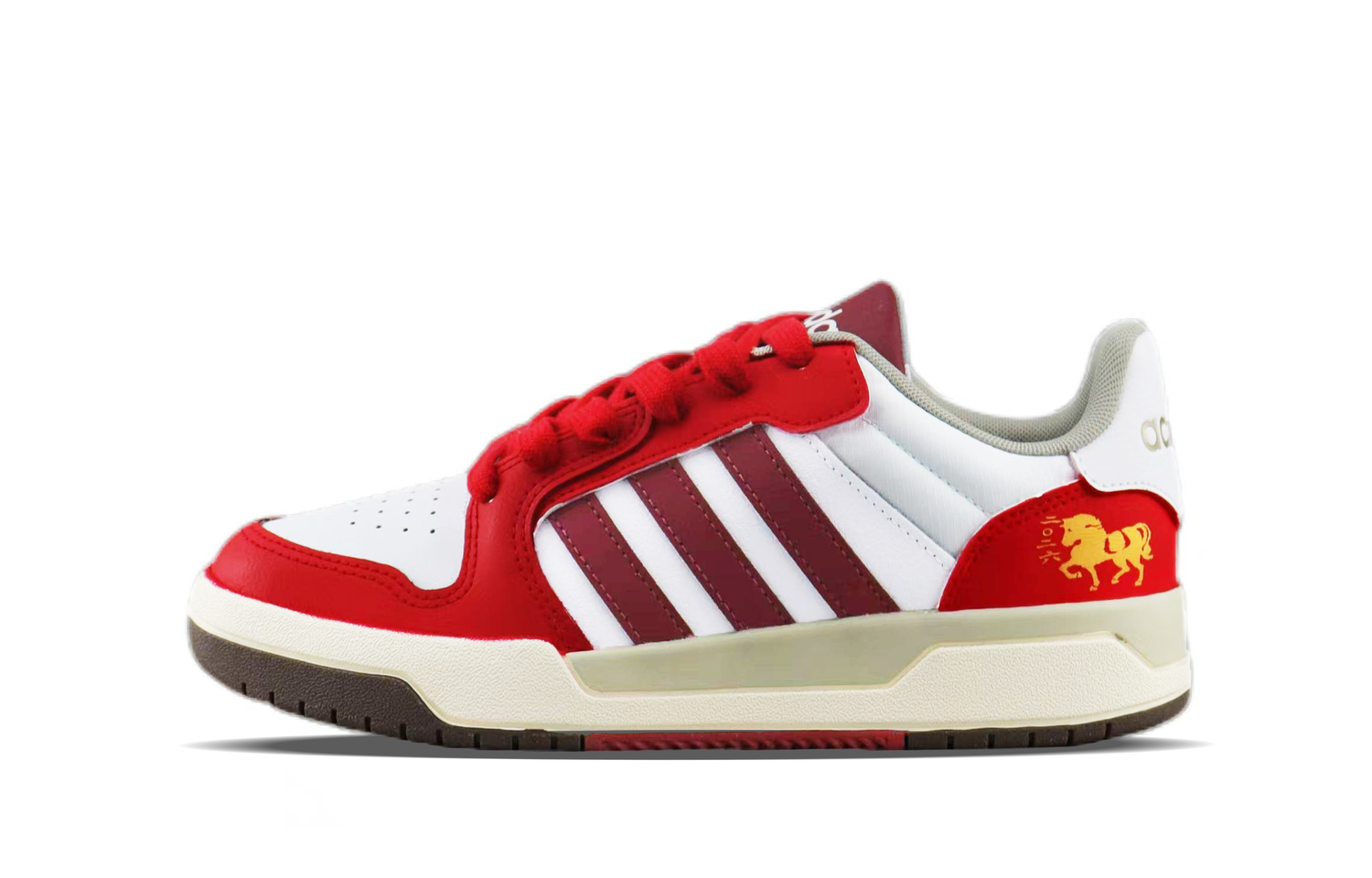 

Adidas Neo Entrap Abrasion Resistant Low top Skateboard Shoes Unisex Gold Red