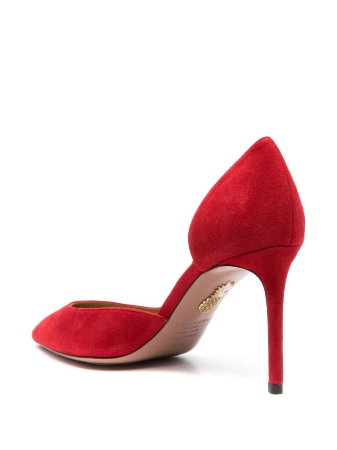 Aquazzura туфли-лодочки Very Bow Tie 105 мм, красный — фото 3