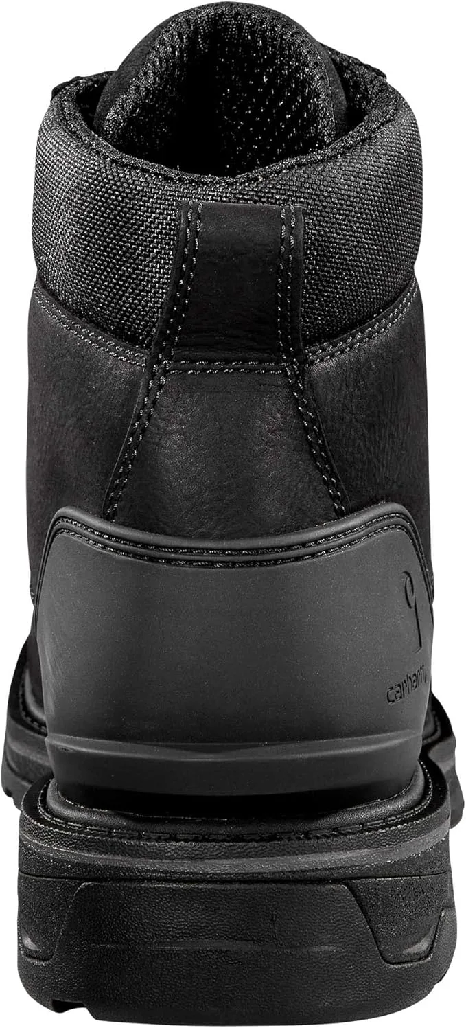 Мужские рабочие ботинки Carhartt Ironwood с водонепроницаемой мембраной и мягким носком, 6 дюймов, черный — фото 2