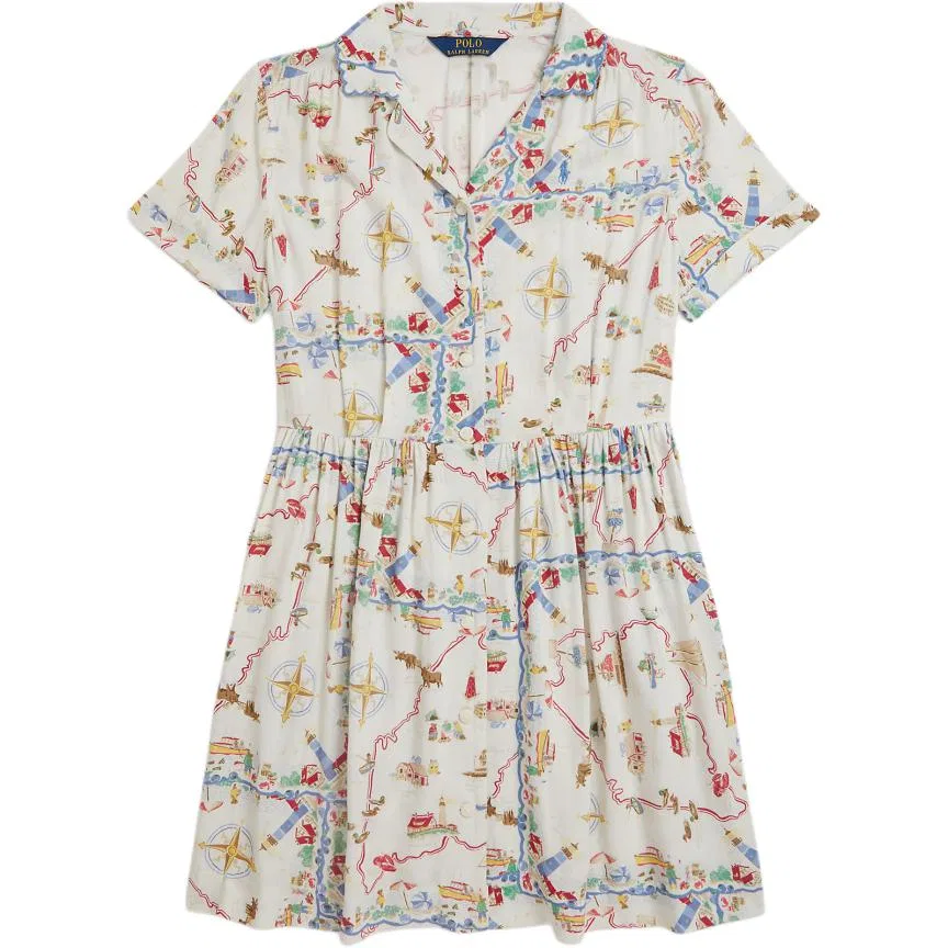 Платье Slim Fit Kids' Polo Ralph Lauren, Bear Pattern