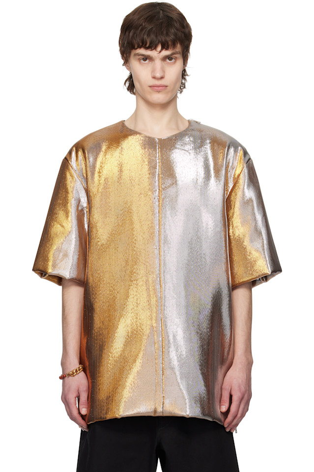 

Футболка с начесом Dries Van Noten, золотой