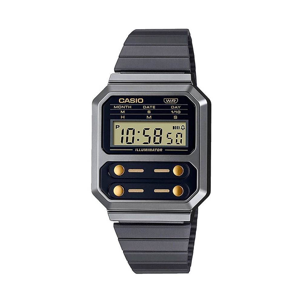

Серые стальные часы Casio