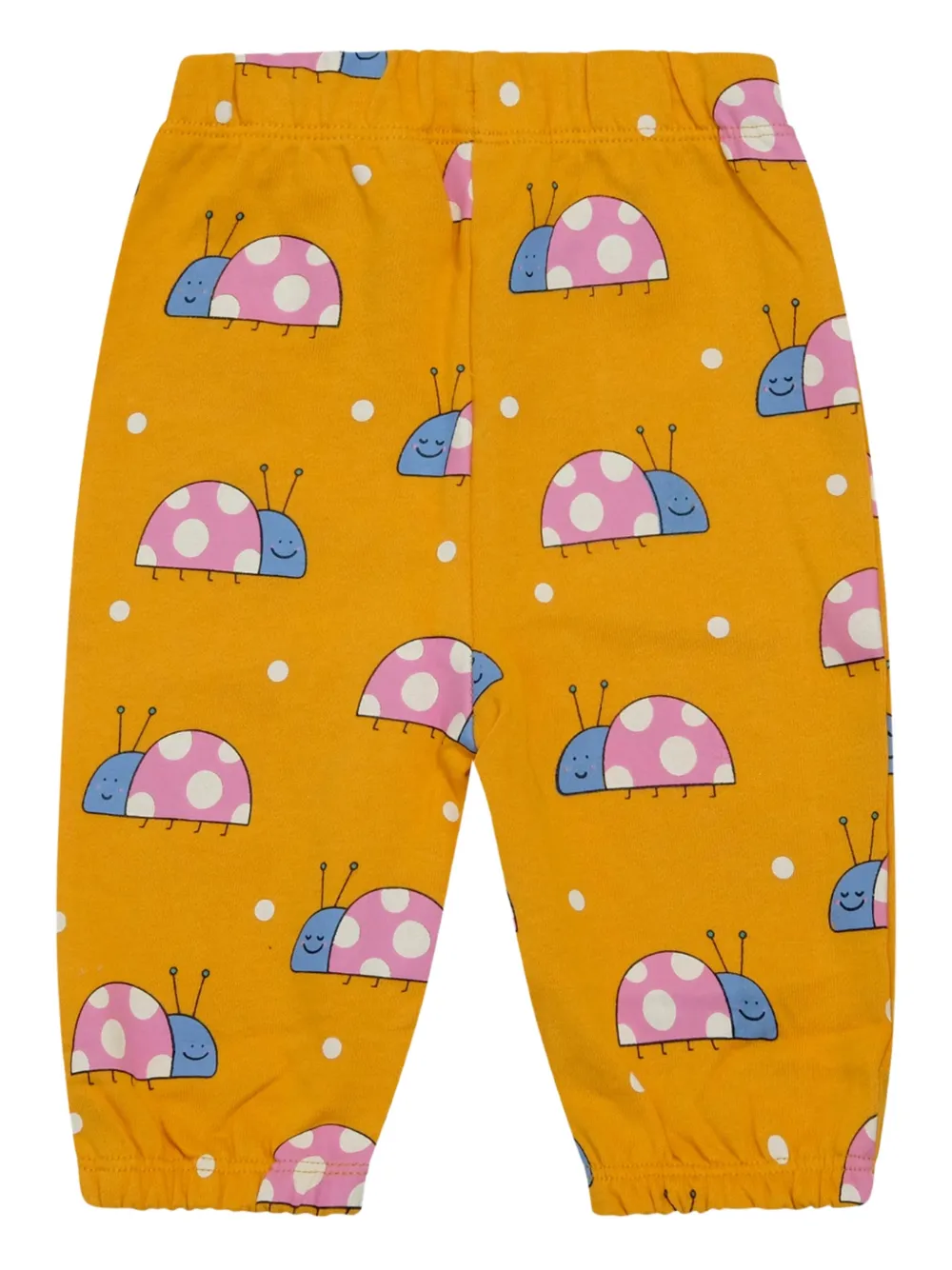 Брюки с принтом в виде жуков Stella Mccartney Kids, оранжевый — фото 2