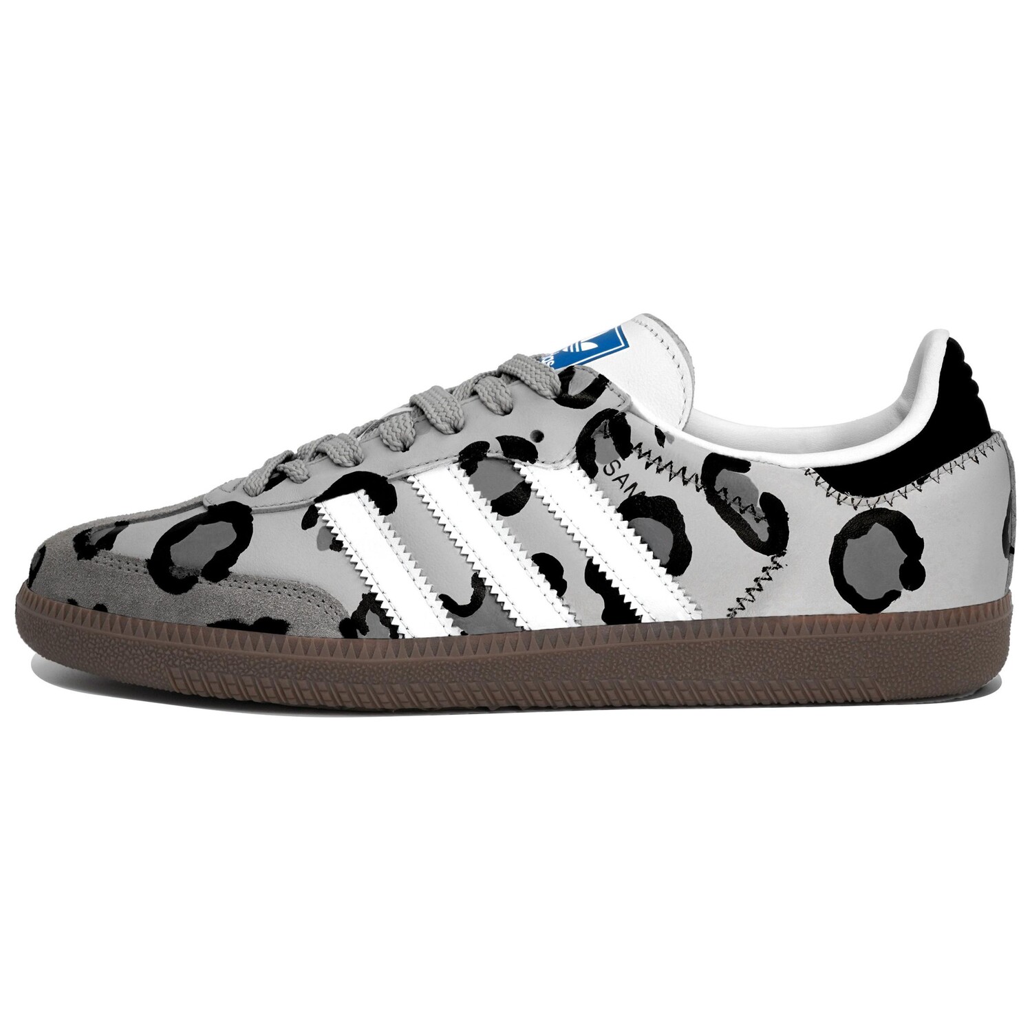 

Кроссовки adidas originals SAMBA OG Skateboarding Shoes Unisex Low-top Black/White/Gray, черный/белый/серый