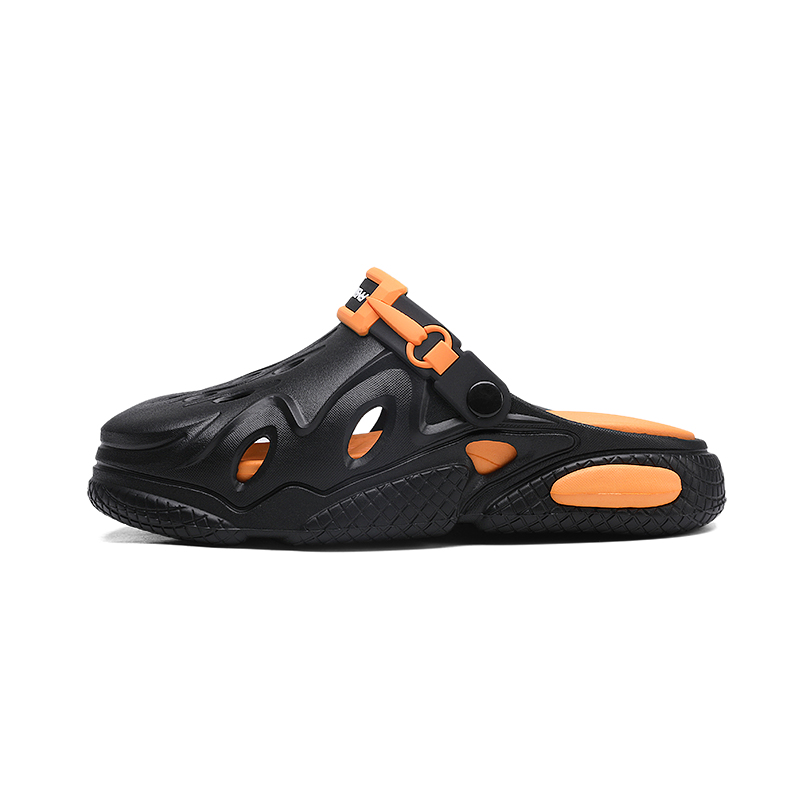 

NANJIREN Клоги мужские черно-оранжевые, цвет Black Orange