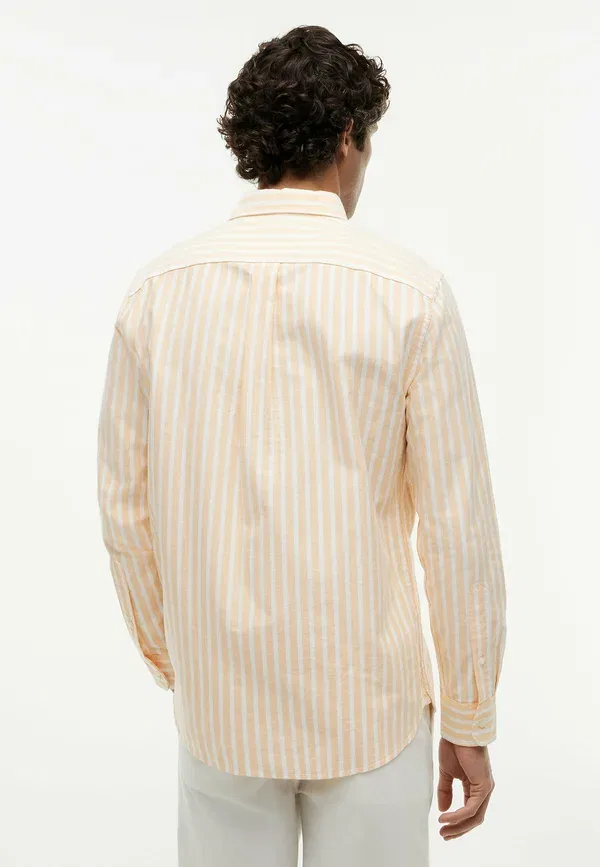 Рубашка Tommy Hilfiger Heritage Oxford Seasonal STP Seasonal Pattern, оранжевая полоска — фото 3