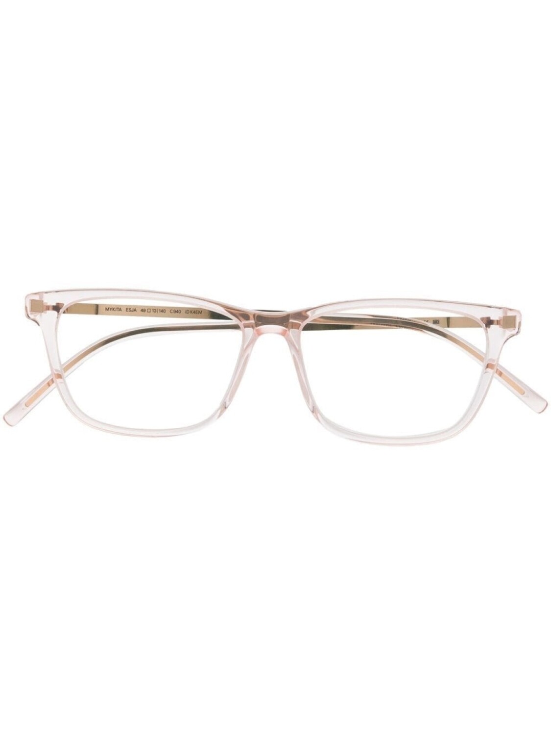 

Mykita очки Esja в квадратной оправе, розовый