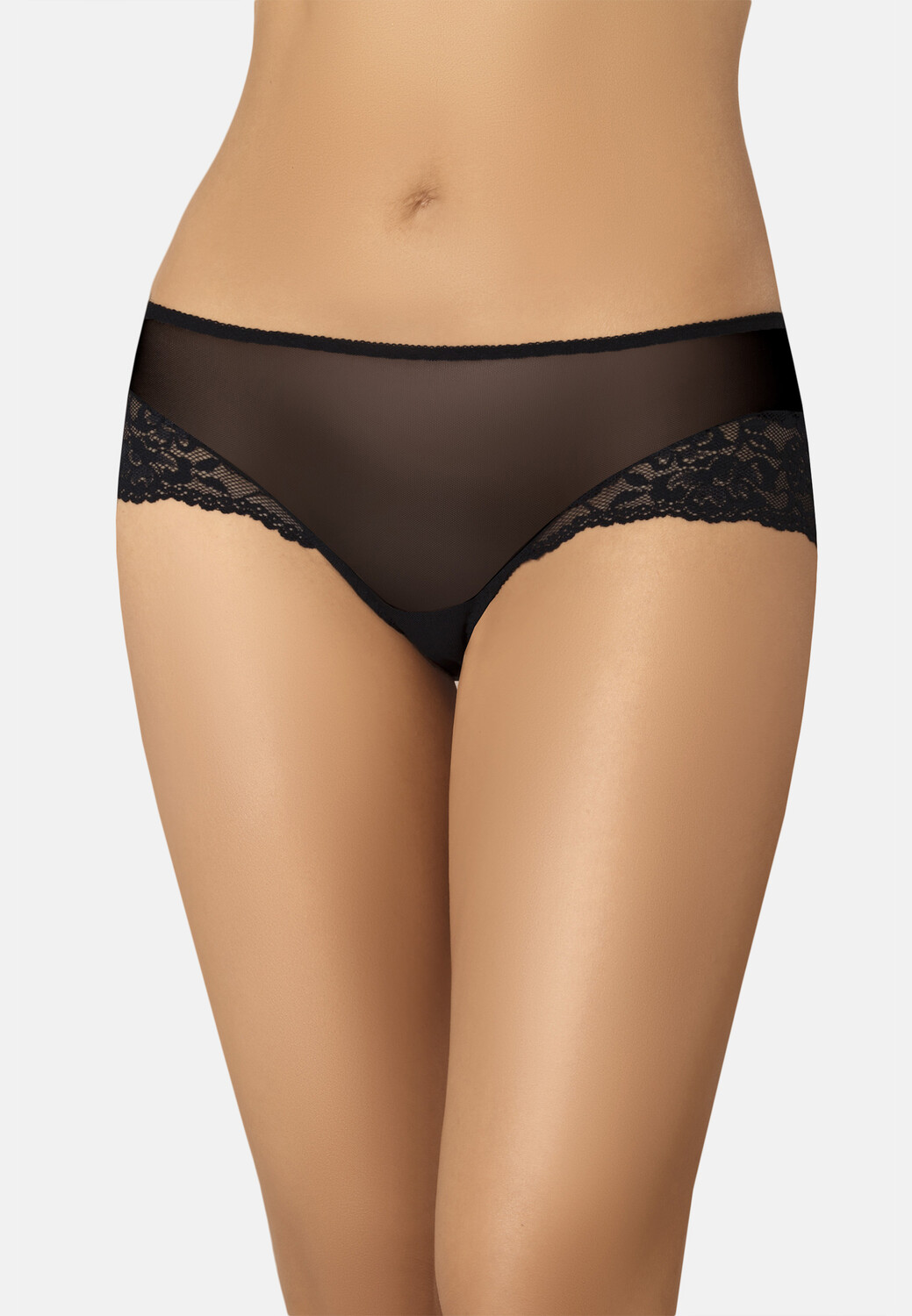 

Трусы Teyli Mesh mit floraler Spitze Ali, черный
